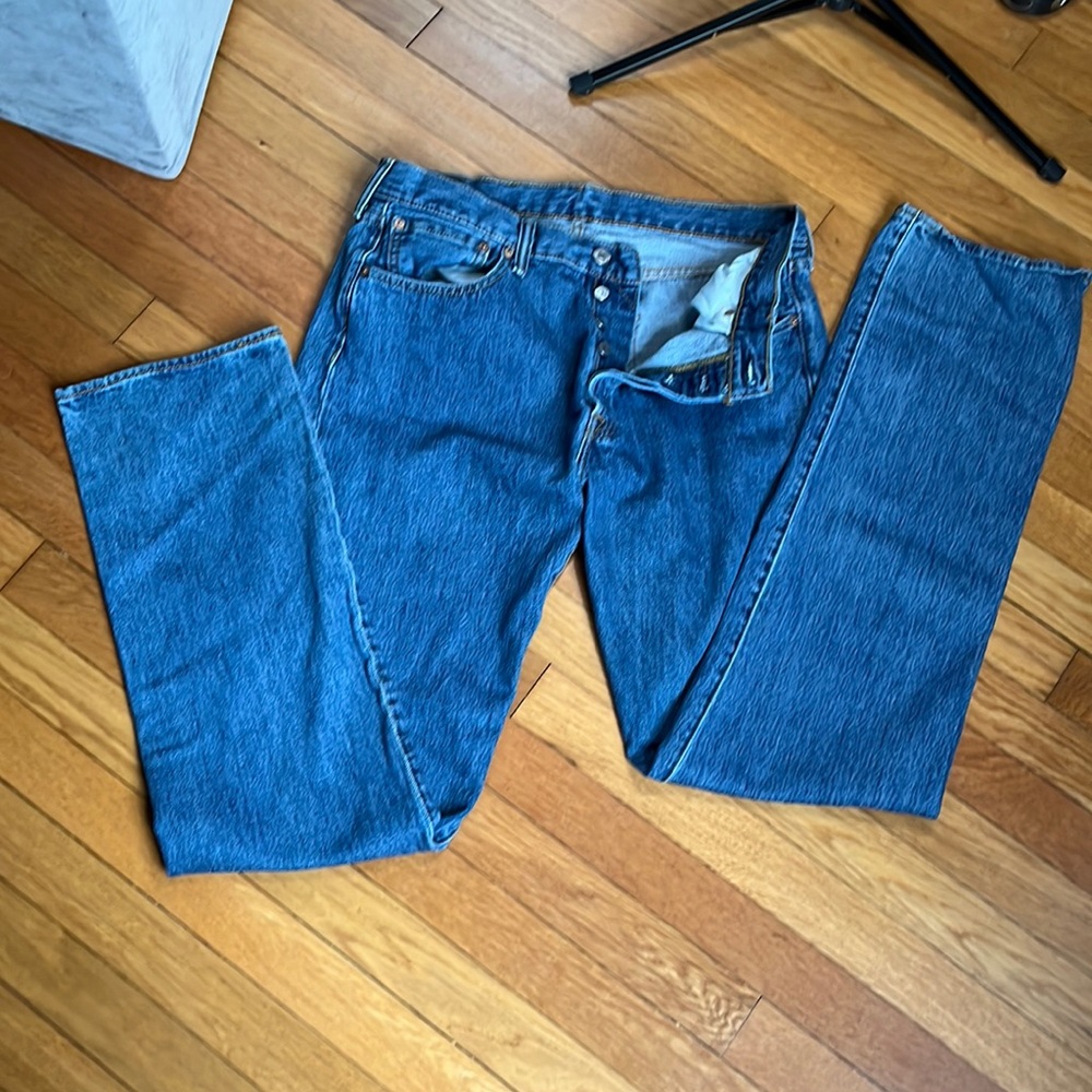 Men’s Levi’s 501 Straight Leg Jeans Very Good Condition. W34 L36